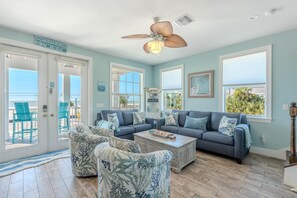 House, Multiple Beds (Sunset Paradise) | Living area - Sunset Paradise (Fort Myers Beach)