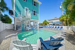 House, Multiple Beds (Sunset Paradise) | Pool | A heated pool - Sunset Paradise (Fort Myers Beach)