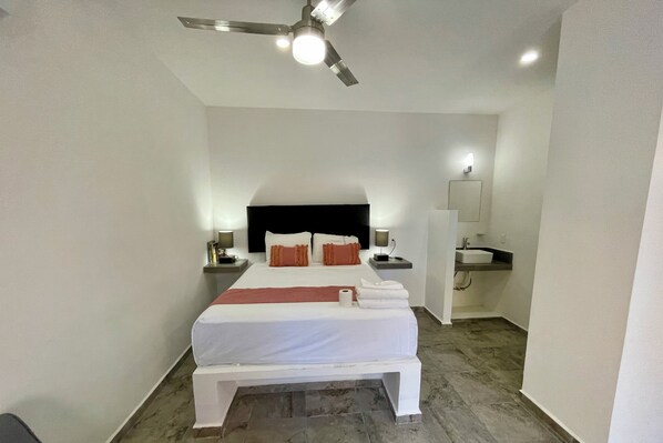 1 غرفة نوم وواي فاي مجانًا وملاءات أسرّة