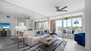 Condo, Multiple Beds (Palm Harbor #403) | Living area - Palm Harbor #403 (Fort Myers Beach)