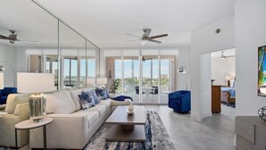 Condo, Multiple Beds (Palm Harbor #403) | Living area - Palm Harbor #403 (Fort Myers Beach)