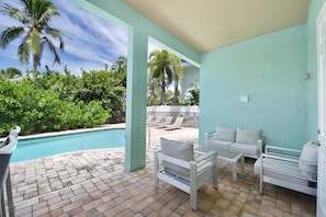 Huis, meerdere bedden (Sand Dollar on Miramar) | Terras