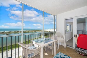 Condo, Multiple Beds (Sand Caper #406) | Outdoor dining - Sand Caper #406 (Fort Myers Beach)