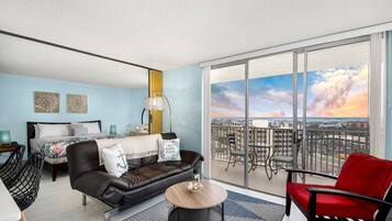 Condo, 1 King Bed with Sofa bed (Estero Beach & Tennis 1201-A) | Living area