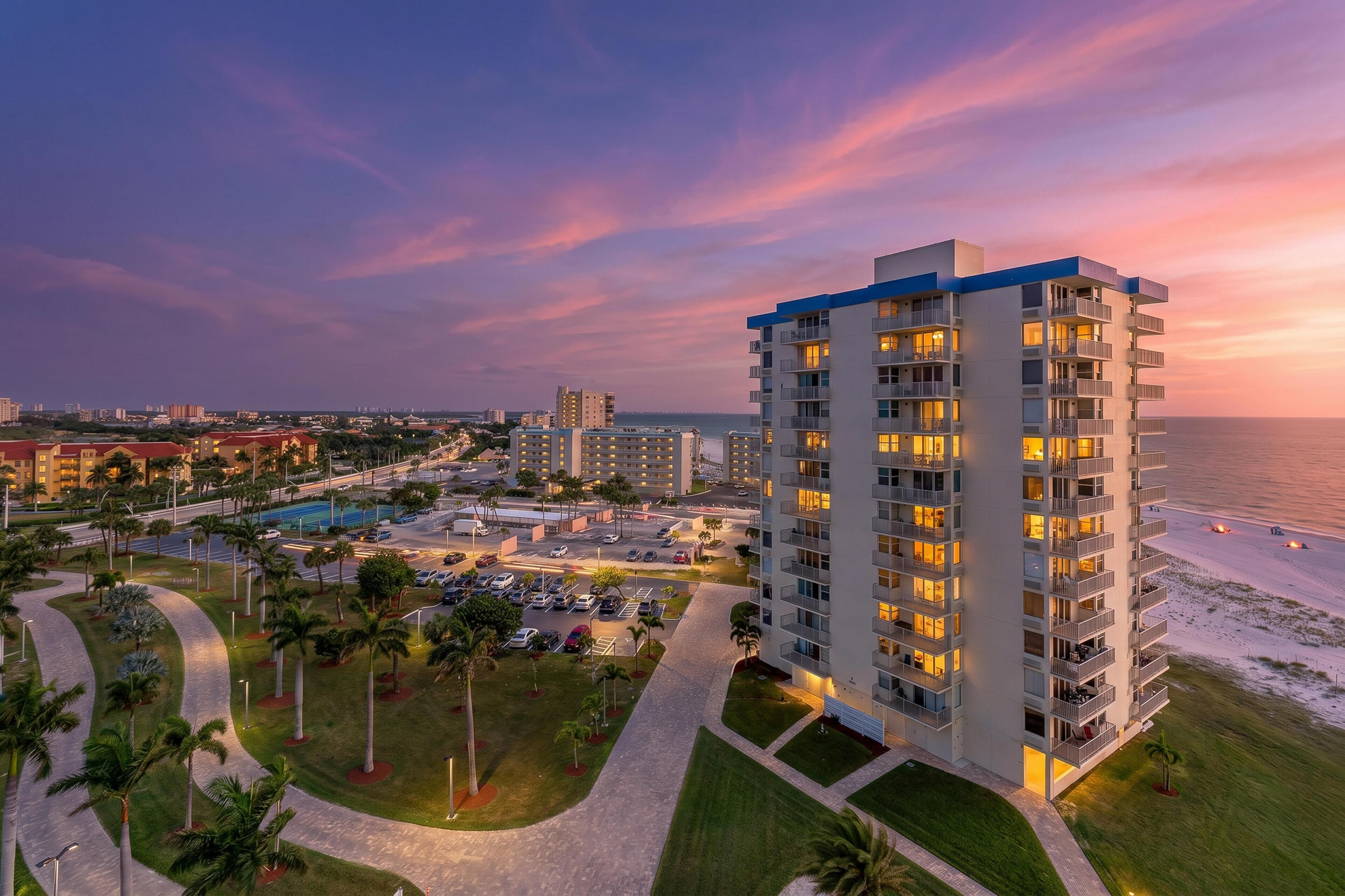 Apartment, 1 King-Bett und Schlafsofa (Estero Beach & Tennis 1201-A) | Aussenbereich