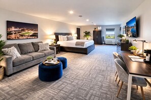 1 soverom, skrivebord, strykejern/-brett og wi-fi (inkludert)