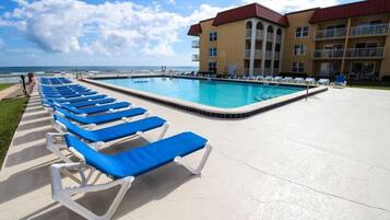 Condo, 1 King Bed with Sofa bed (Point East 213) | Pool | A heated pool