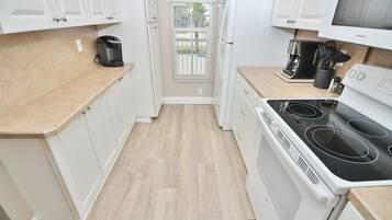 Condo, 1 King Bed with Sofa bed (Point East 213) | Private kitchen | Oven, toaster