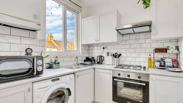 Microwave, oven, stovetop, high chair