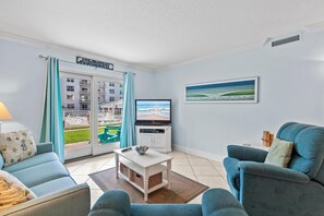 Apartamento, 1 cama de matrimonio con sofá cama (Sea Coast Gardens II 110) | Zona de estar