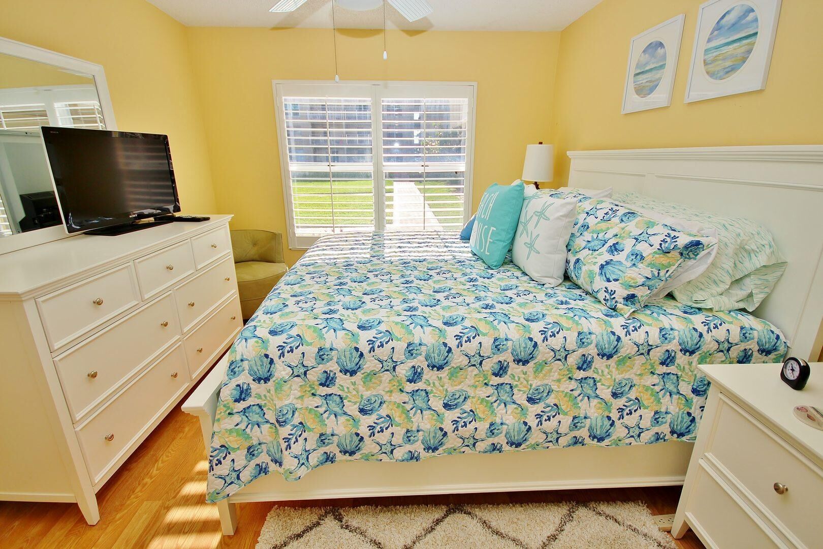 Appartement, 1 kingsize bed met slaapbank (Sea Coast Gardens II 114) | 2 slaapkamers