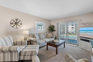 Condo, 1 King Bed (Sea Coast Gardens III 207) | Living area - Sea Coast Gardens III 207 (New Smyrna Beach)