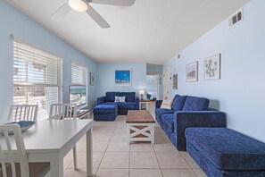 Living area - Sea Coast Gardens III 215 (New Smyrna Beach)
