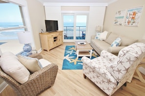 Condo, Multiple Beds (Sea Coast Gardens III 406) | Living area | TV