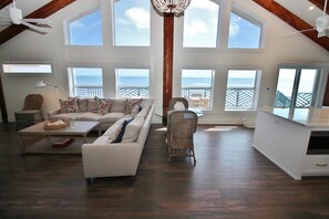 House, Multiple Beds (Sea Castle) | Living area | TV - Sea Castle (New Smyrna Beach)