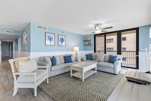 Condo, Multiple Beds (Sunrise 309) | Living area
