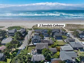 Beach nearby - Sandals Inn Spa Suite & Cabana:  Steps to Beach | Dog-Friendly (Cannon Beach)