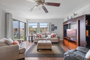 Condo, 1 King Bed (Seaward B103) | Living area - Seaward B103 (New Smyrna Beach)