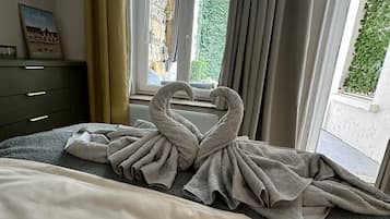 1 chambre, fer et planche Ă  repasser, Wi-Fi, draps fournis