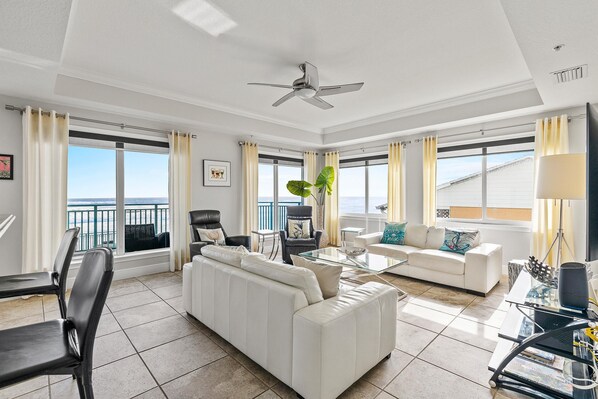 Condo, Multiple Beds (The Wave 302) | Living area - The Wave 302 (New Smyrna Beach)