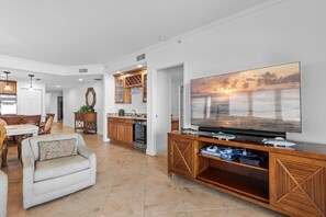 Condo, Multiple Beds (Atlantic Villas 301) | Living area - Atlantic Villas 301 (New Smyrna Beach)