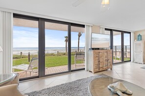 Condo, Multiple Beds (Sunrise 109) | Living area | TV