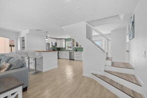 Huis, 2 queensize bedden (Barefoot Bungalow) | Interieur