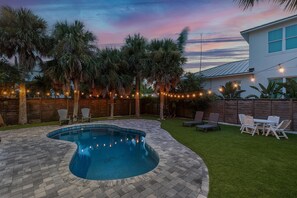 House, 2 Queen Beds (Barefoot Bungalow) | Pool | A heated pool