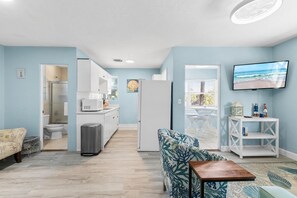 Appart'hôtel, 1 grand lit (Flagler Suites 4) | Coin séjour