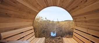 Beach front home in Thyholm with sauna