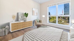 2 chambres, fer et planche à repasser, Wi-Fi, draps fournis