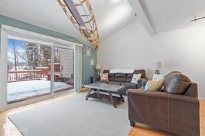 Smart TV, fireplace - Luxury Lakefront Retreat w/ Game Room! (Anchorage)