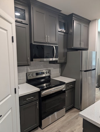 Private kitchen. Brownsville Downtown Getaway