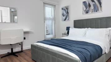 2 bedrooms, iron/ironing board, free WiFi, bed sheets