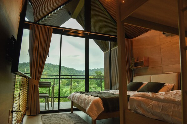 Family Quadruple Room, Hill View | Free WiFi, bed sheets - Take Time Nature Resort (Si Racha)