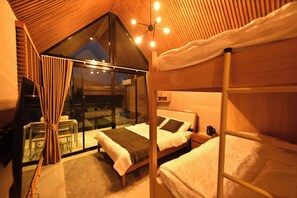 Family Quadruple Room, Hill View | Free WiFi, bed sheets - Take Time Nature Resort (Si Racha)