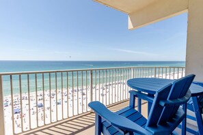 Property grounds - 3b3ba | Gulf Front | Pool, Hot Tub | Beach Chairs! (Panama City Beach)
