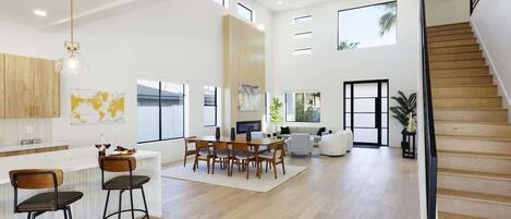 Smart TV, fireplace, offices