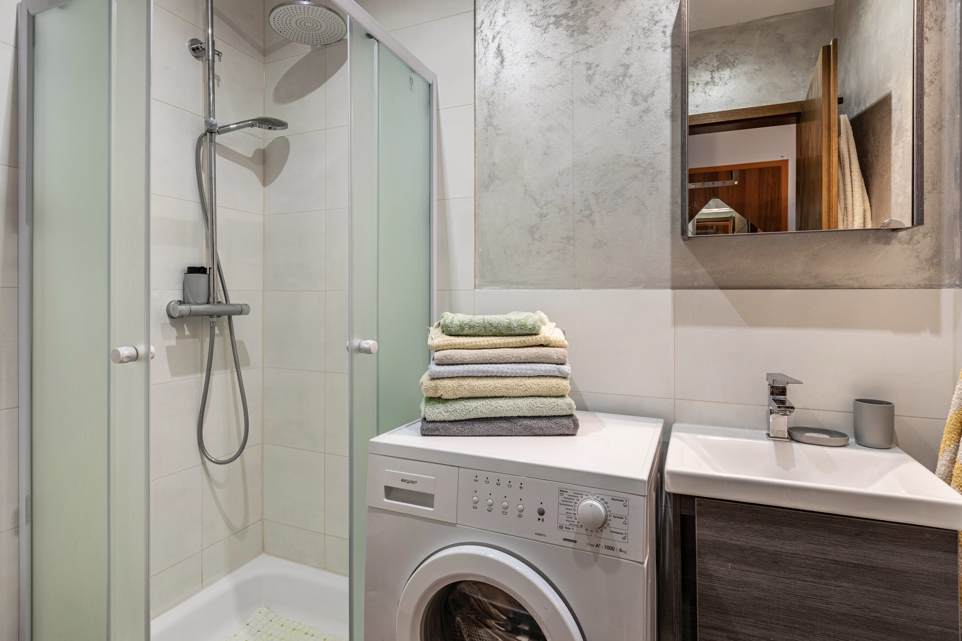 Dusche, Handtücher