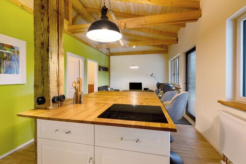 Ferienwohnung 'Fewo Am Flämingrand' mit Gemeinschaftsgarten, Balkon und Wi-Fi