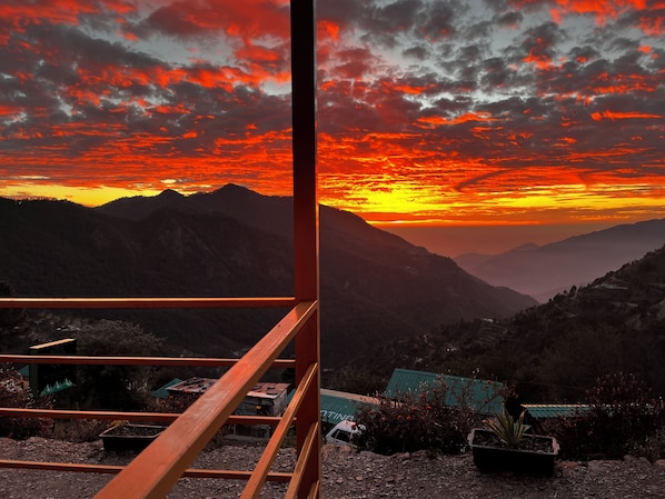 Vue depuis l’hébergement