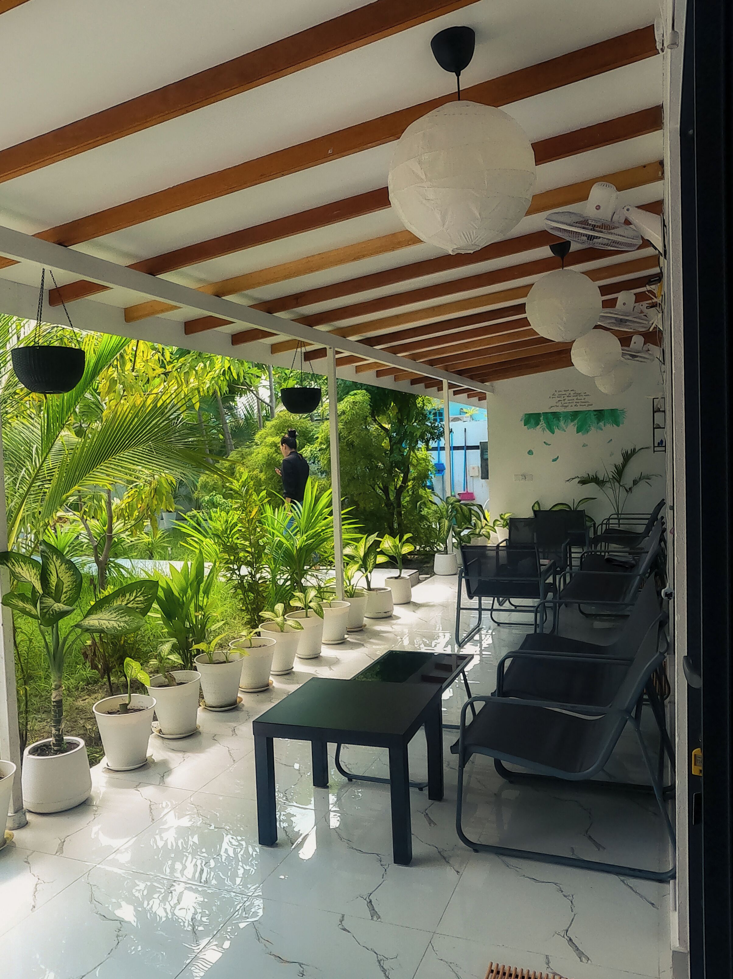 Deluxe Double Room, Garden View | Terrace/patio