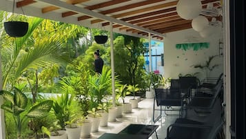 Deluxe Double Room, Garden View | Terrace/patio