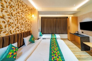Deluxe Room | Individually furnished, desk, blackout drapes, iron/ironing board - Treebo Neel Orchid (Ujjain)