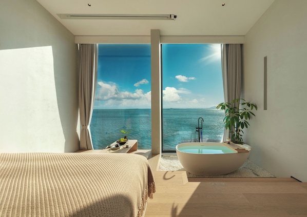 Honeymoon-Doppelzimmer, Meerblick