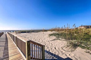 Tæt på stranden
