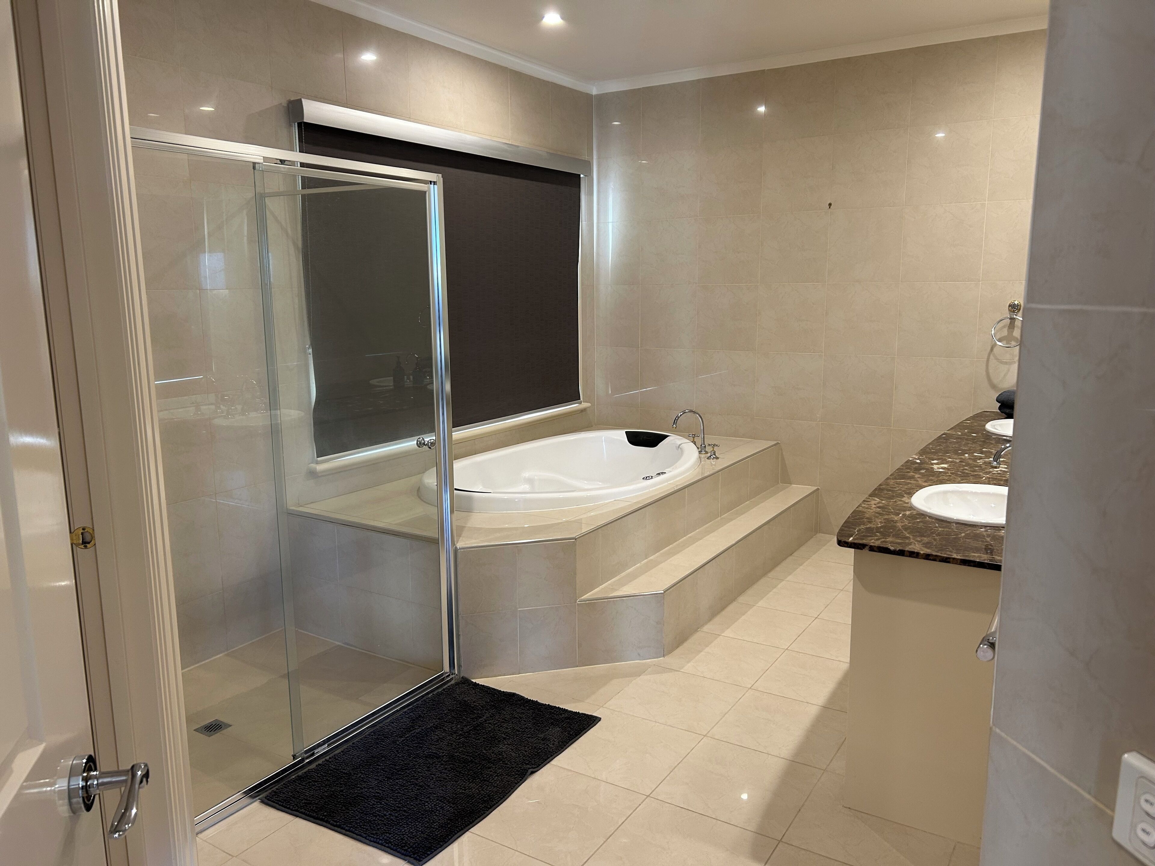 Towels, soap, toilet paper