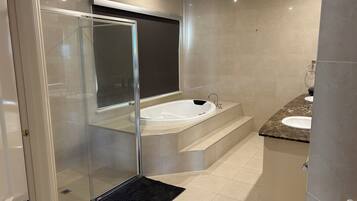 Towels, soap, toilet paper