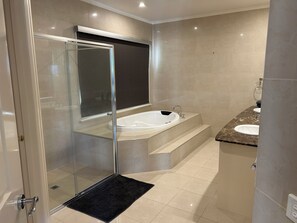 Towels, soap, toilet paper