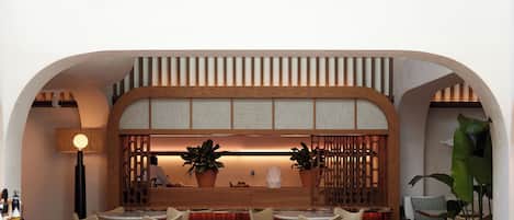 Coin salon dans le hall